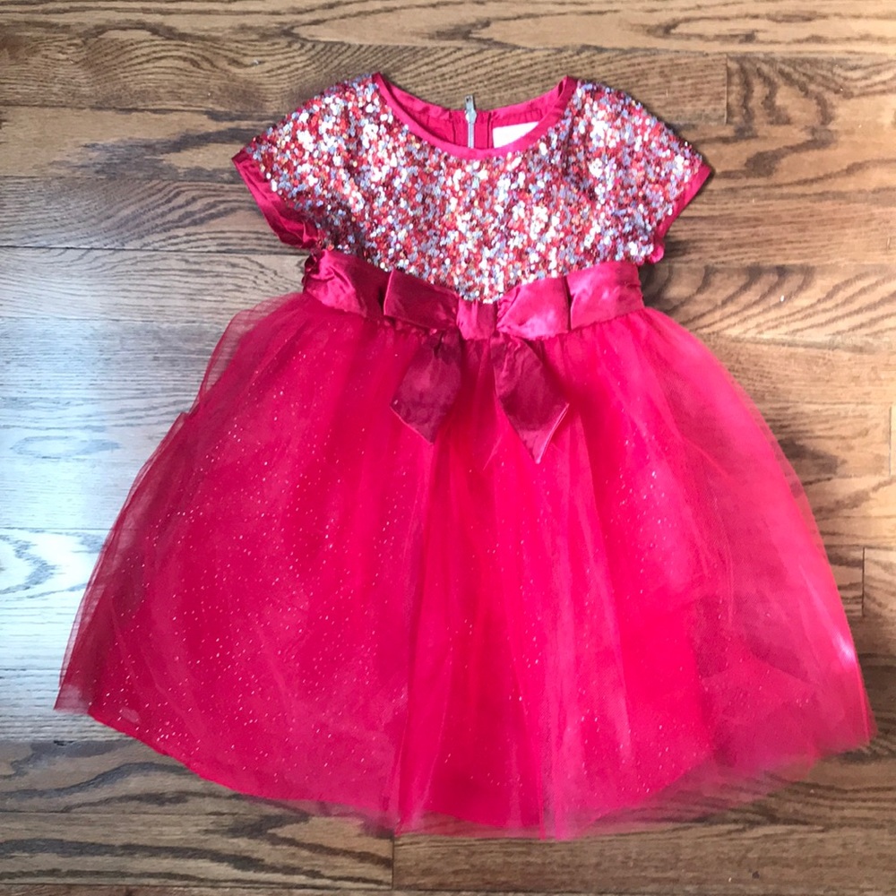 American Girl Red Holiday Dress
